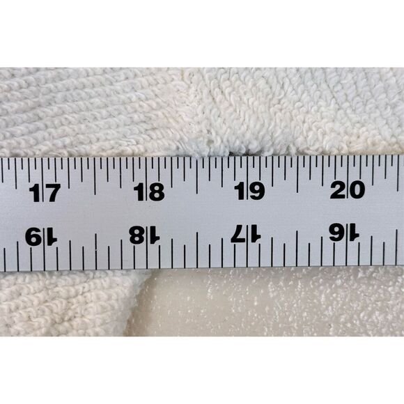 Dolan White Textured Cotton Crewneck Balloon Sleeve Women's Sweater Top XS - Picture 10 of 10